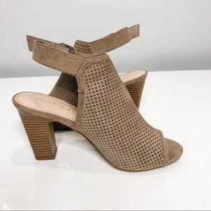 🦋🌙 KELLY & KATIE | Suede Open Toe Sandal Heel